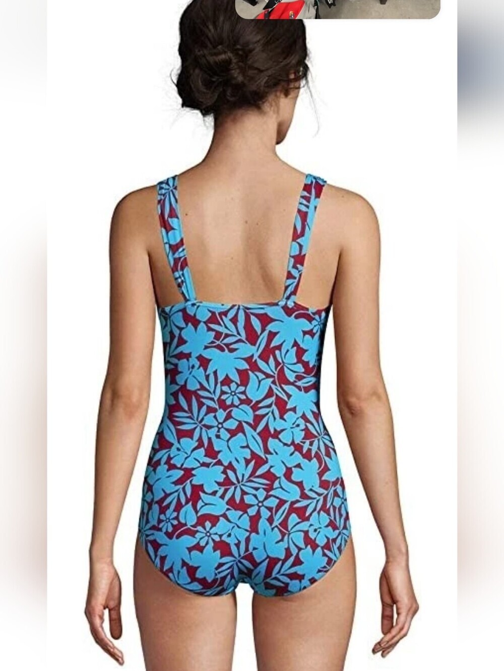 NWT Land's End Women Slender Grecian One Piece Bathing Suit Size 10P - Picture 2 of 8